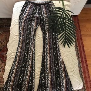 Bell Bottom Boho Hippie Flared leggings gypsy